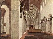 Pieter Saenredam Interior of the St. Jans Kerk at Utrecht painting